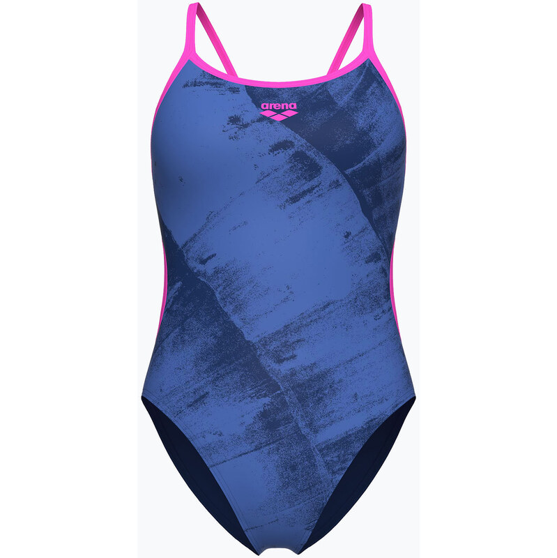 Dámské jednodílné plavky Arena Arch Lace Back multi blue/navy