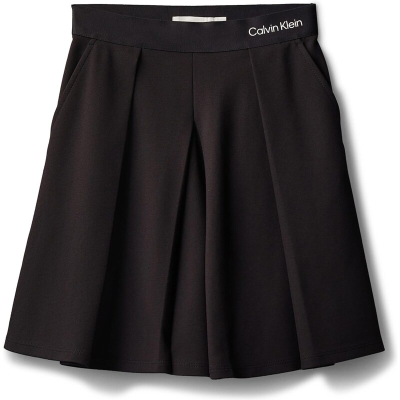 Calvin Klein Jeans Sukně černá / bílá