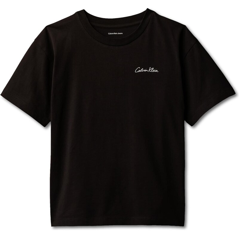 Calvin Klein Jeans Tričko POLAROID krvavě červená / černá / bílá