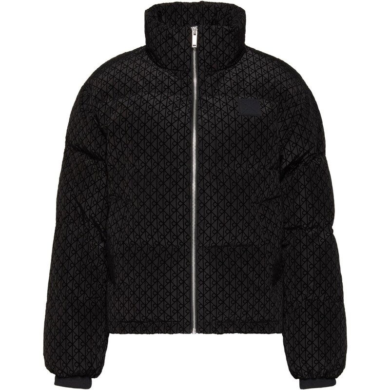 Calvin Klein Zimní bunda antracitová / černá