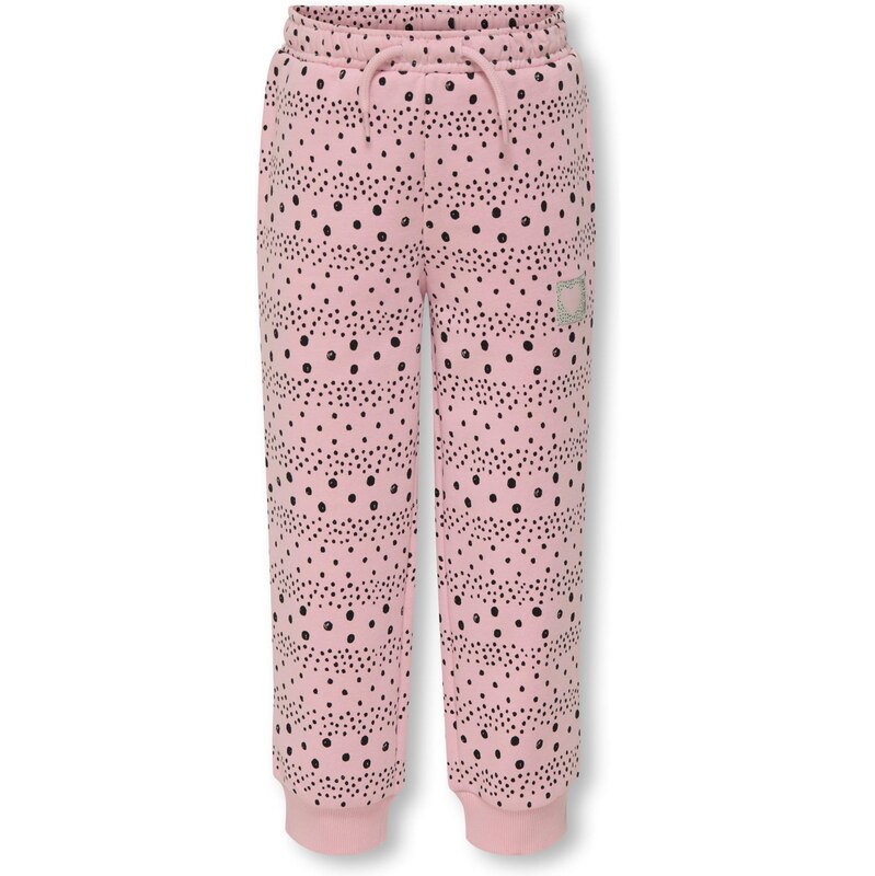Only Mini Kalhoty KMGAPPALOSA růžová / černá
