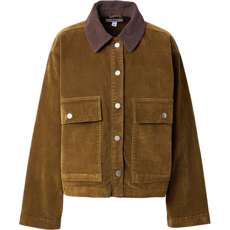 TOPSHOP Přechodná bunda JULIANE hnědá / khaki