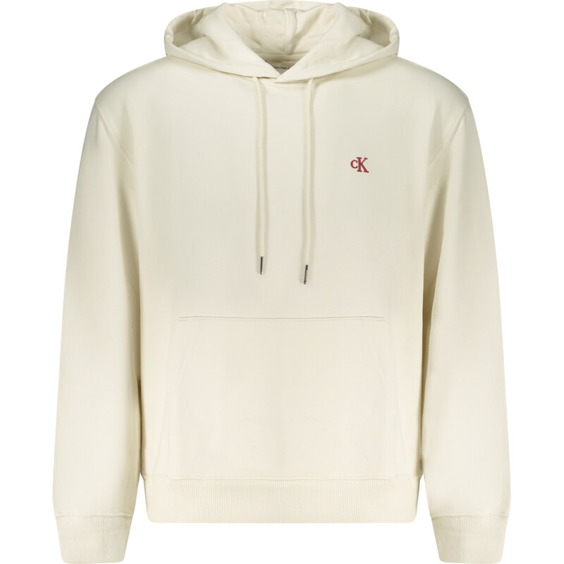 CALVIN KLEIN MENS ZIP-UP SWEATSHIRT WHITE