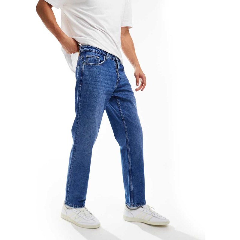 ONLY & SONS Edge straight fit jeans in blue rinse