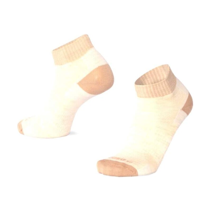 LUZY UNI nízké jednobarevné merino ponožky Moose 110059754