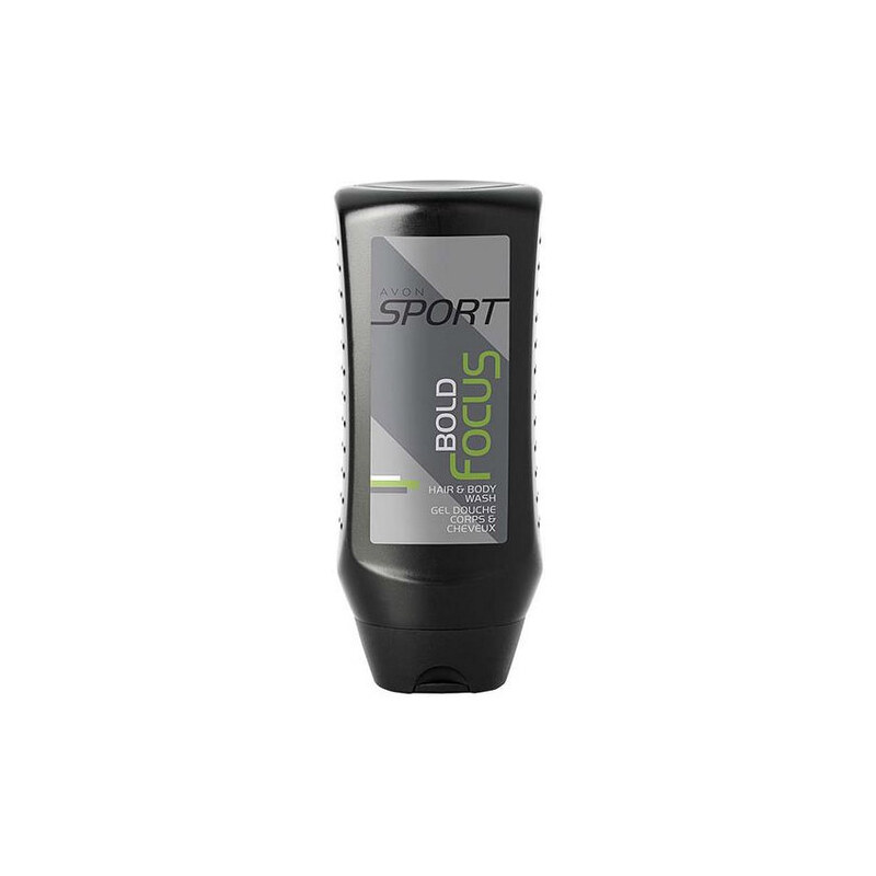 Avon Sprchový gel na tělo a vlasy pro muže Sport Bold Focus 250 ml