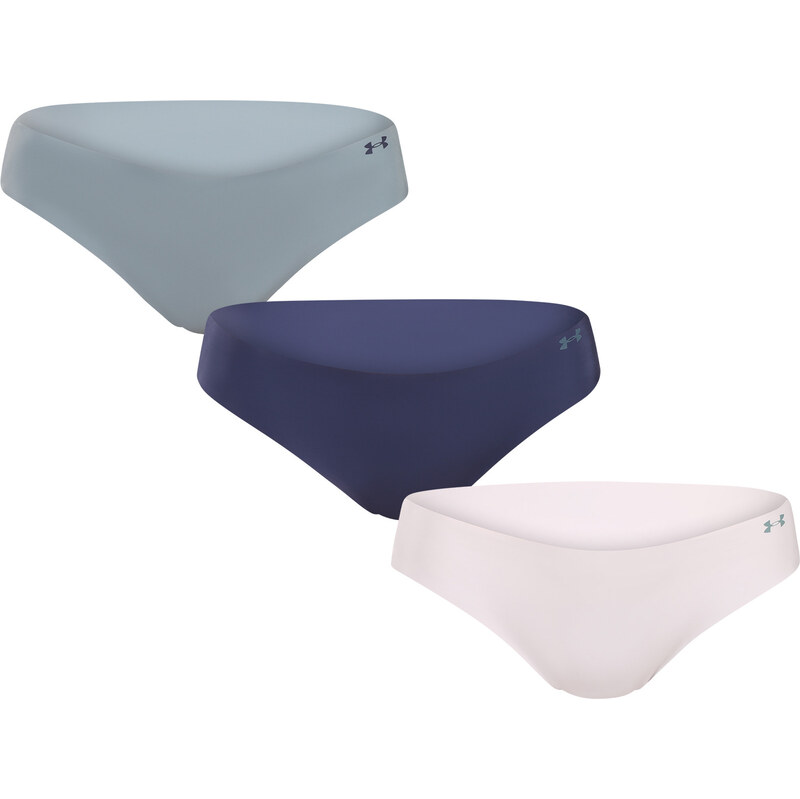 3PACK dámské kalhotky Under Armour bezešvé vícebarevné (1383897 014) 110125649