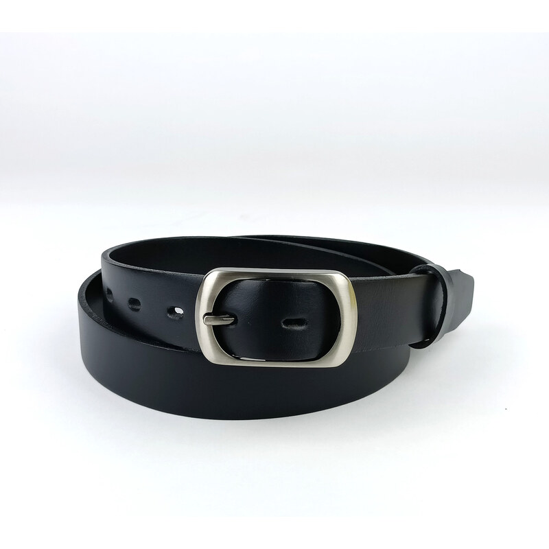 Dámský opasek Pennybelts černý - šířka 30 mm Opasek dámský 30 mm