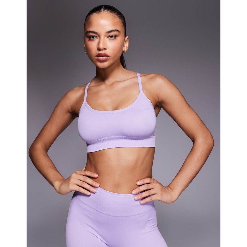 adidas performance adidas Training seamless light suppprt bralette in 115631373