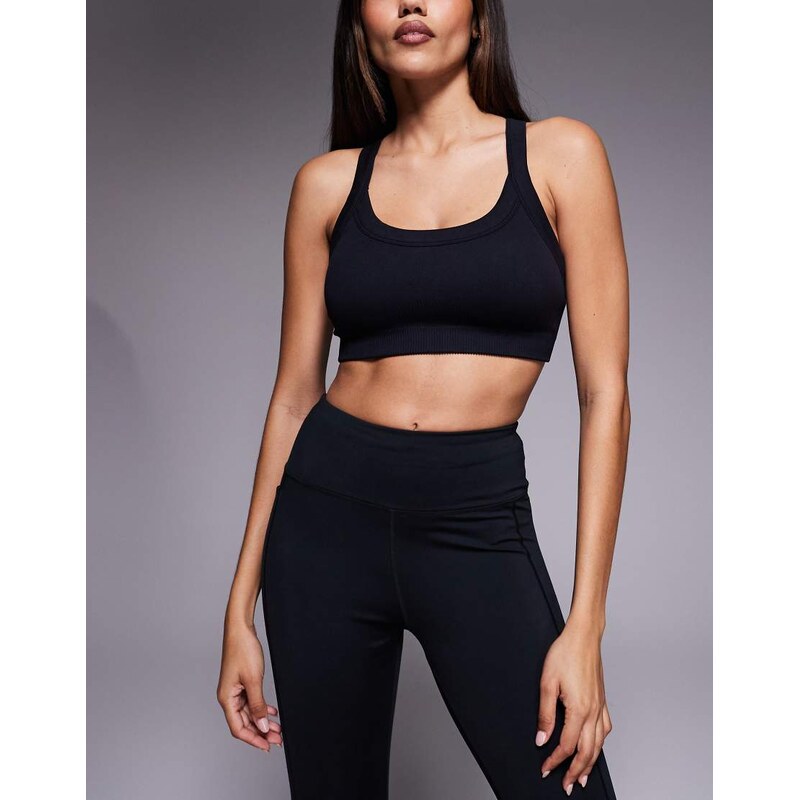4505 Fuller bust seamless sculpting medium support sports bra with 115512433