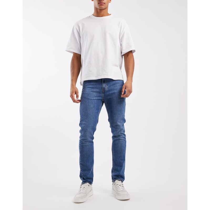 Levis 510 skinny jeans in mid blue