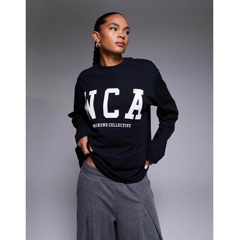 ASOS Weekend Collective Weekend Collective Icon oversized long sleeve 110131227