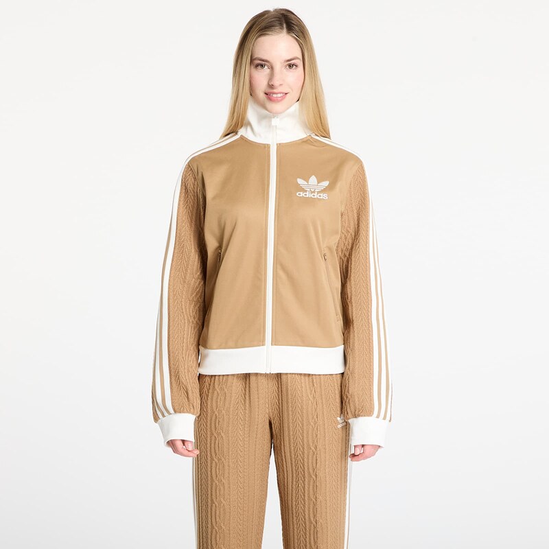 adidas Originals Mikina adidas Knit Classic Track Top Cardboard L 110132744