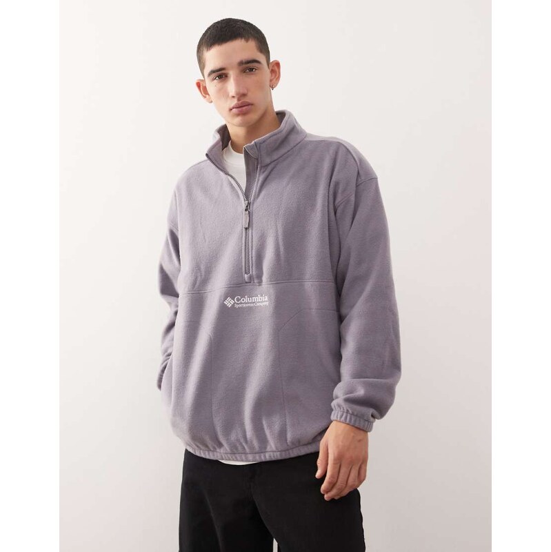 Columbia Bent Bough 1/2 zip fleece in dusty purple