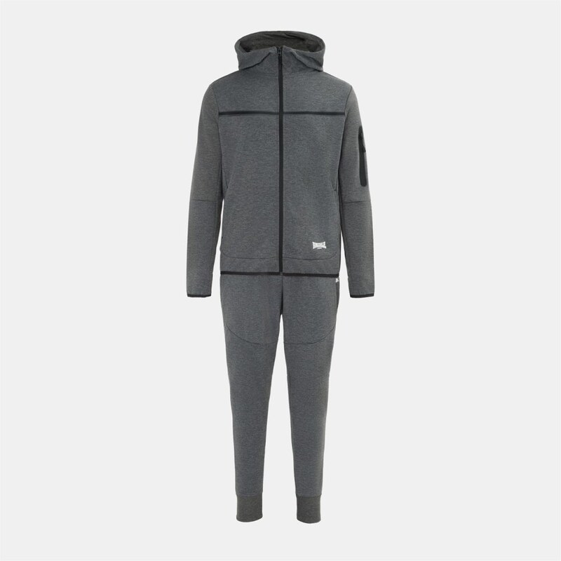 Lonsdale Track Suit Mens Dark Grey