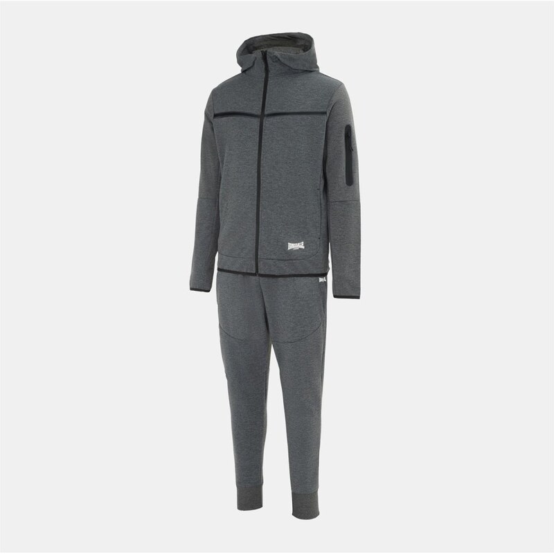 Lonsdale Track Suit Mens Dark Grey