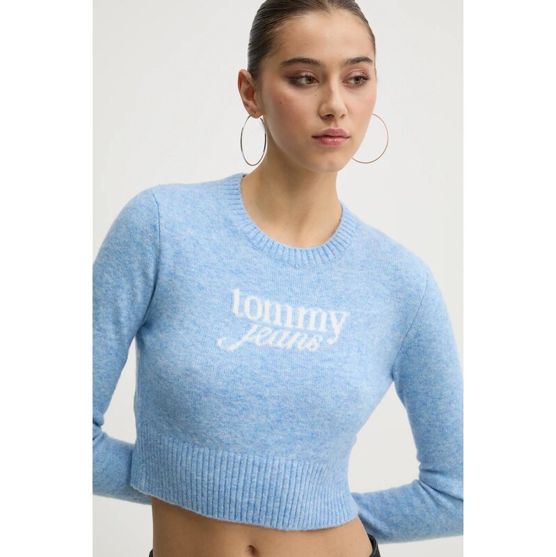 Svetr z vlněné směsi Tommy Jeans 103065390
