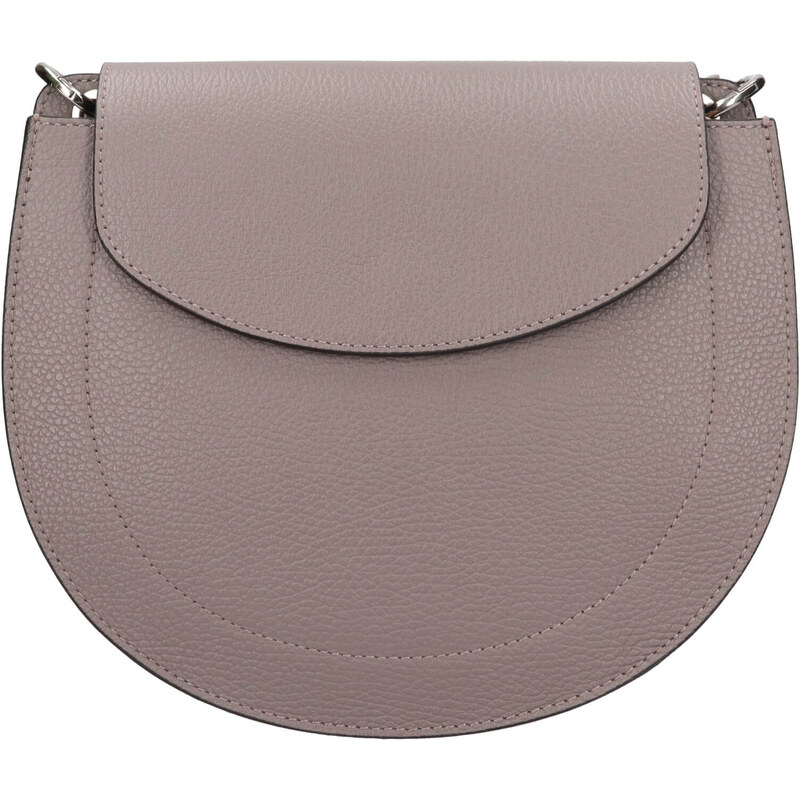 Dámská kožená crossbody kabelka Italia Locita - šedá
