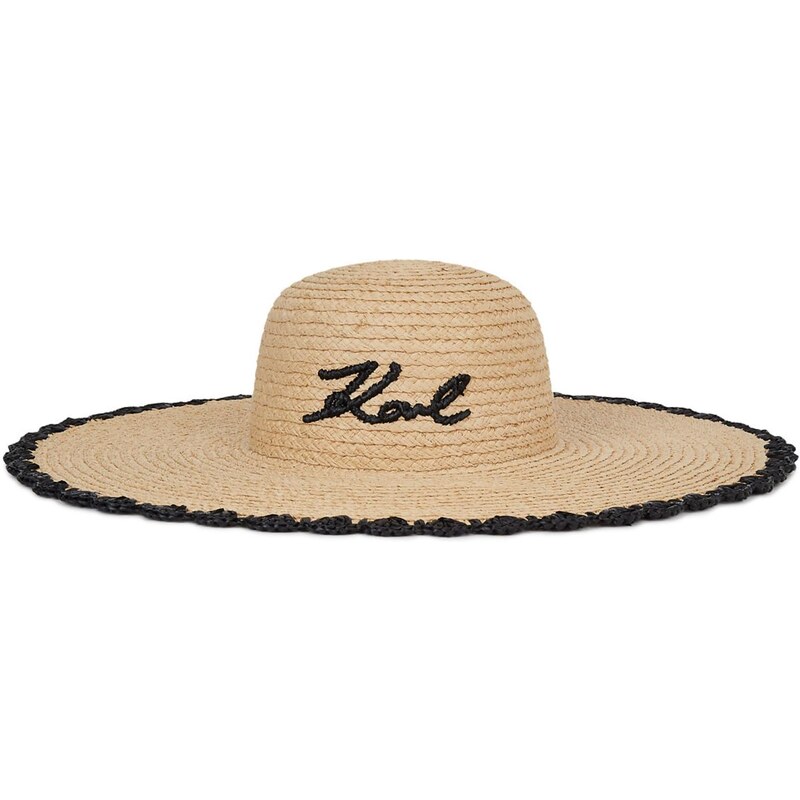 Karl Lagerfeld Klobouk béžová / černá