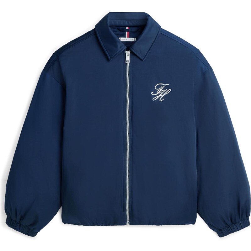 TOMMY HILFIGER Přechodná bunda námořnická modř / bílá