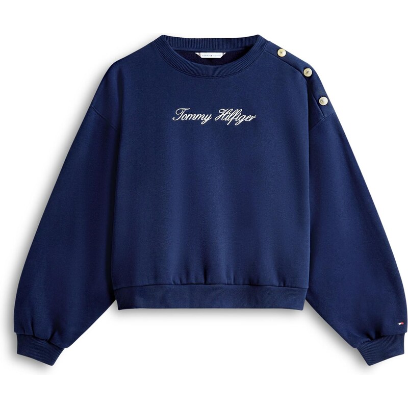 TOMMY HILFIGER Mikina modrá / bílá