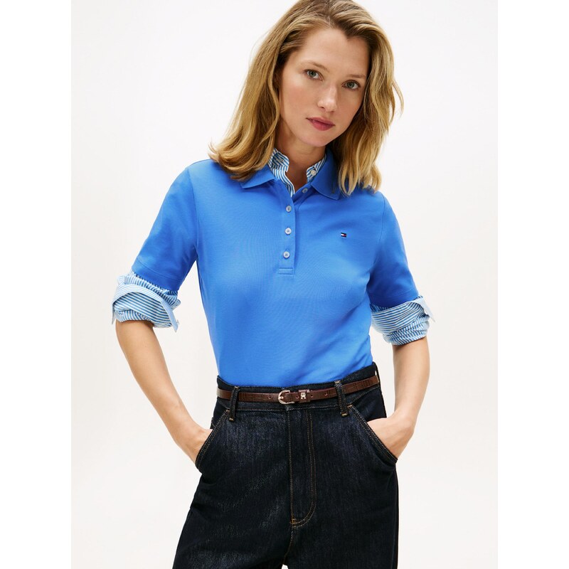TOMMY HILFIGER Tričko '1985' azurová