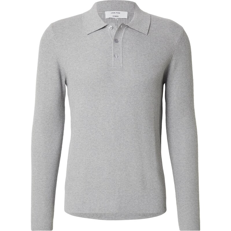 DAN FOX APPAREL Tričko Curt šedý melír