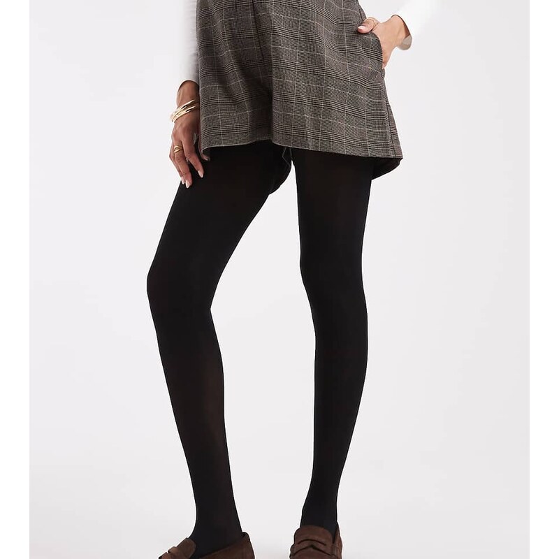 ASOS Maternity ASOS DESIGN Maternity 50 denier tights in black with 110204679