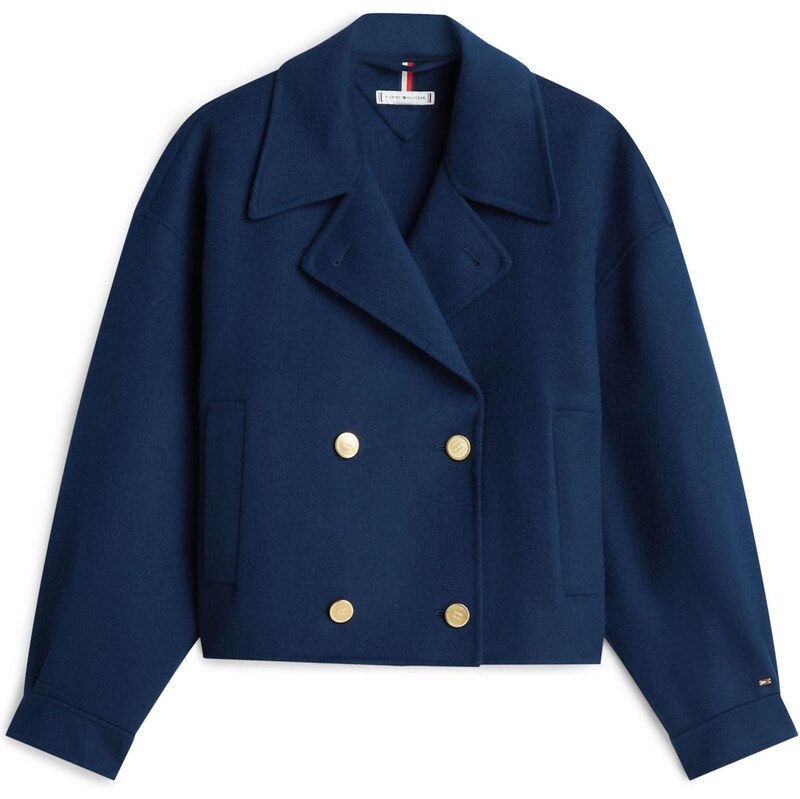 TOMMY HILFIGER Přechodná bunda tmavě modrá