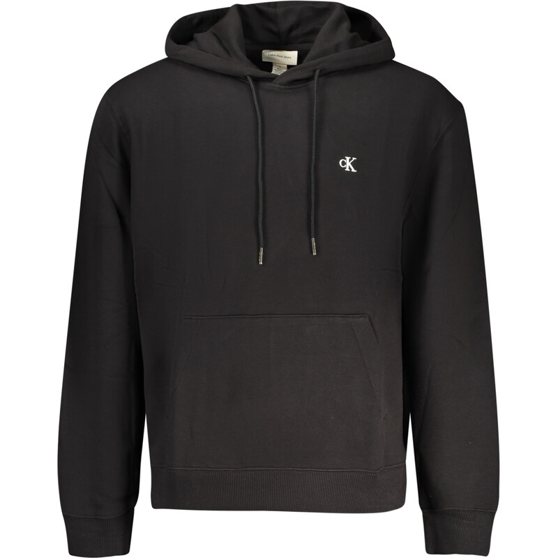 CALVIN KLEIN MENS BLACK ZIP-UP SWEATSHIRT
