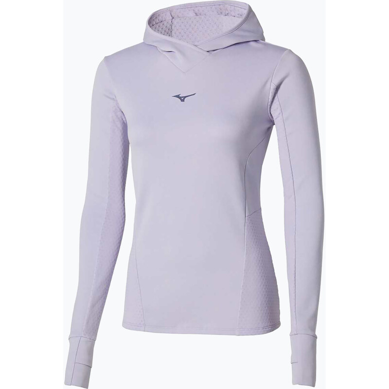 Dámská běžecká mikina Mizuno Active Warm Hooded icelandic blue