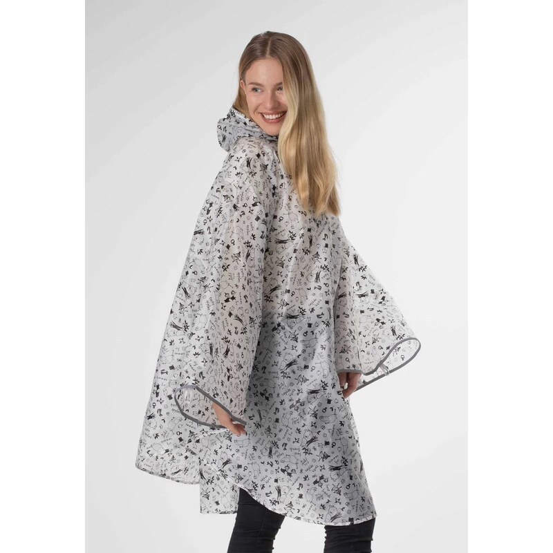 Lasessor Finsko Pláštěnka Moomin Garden White bílá 110275354