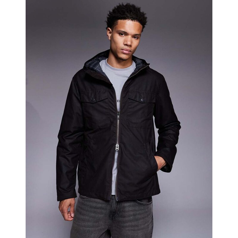 Barbour International Blane wax jacket in rustic-Brown 111071820