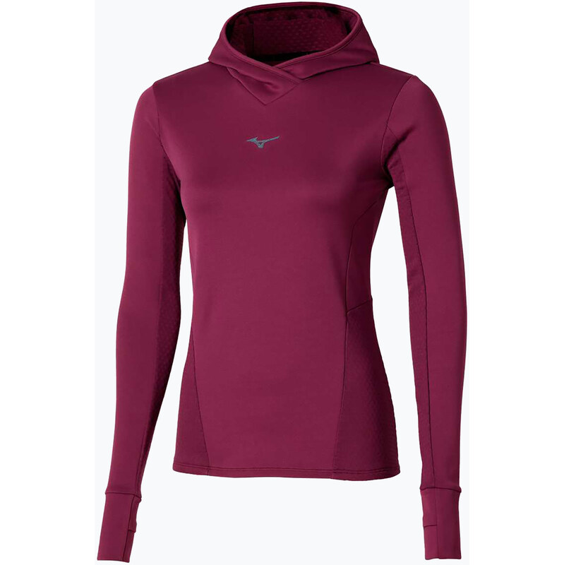 Dámská běžecká mikina Mizuno Active Warm Hooded dark purple