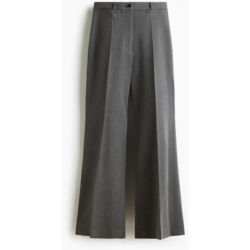 H&M - Elegantní kalhoty - hnědá 110305269
