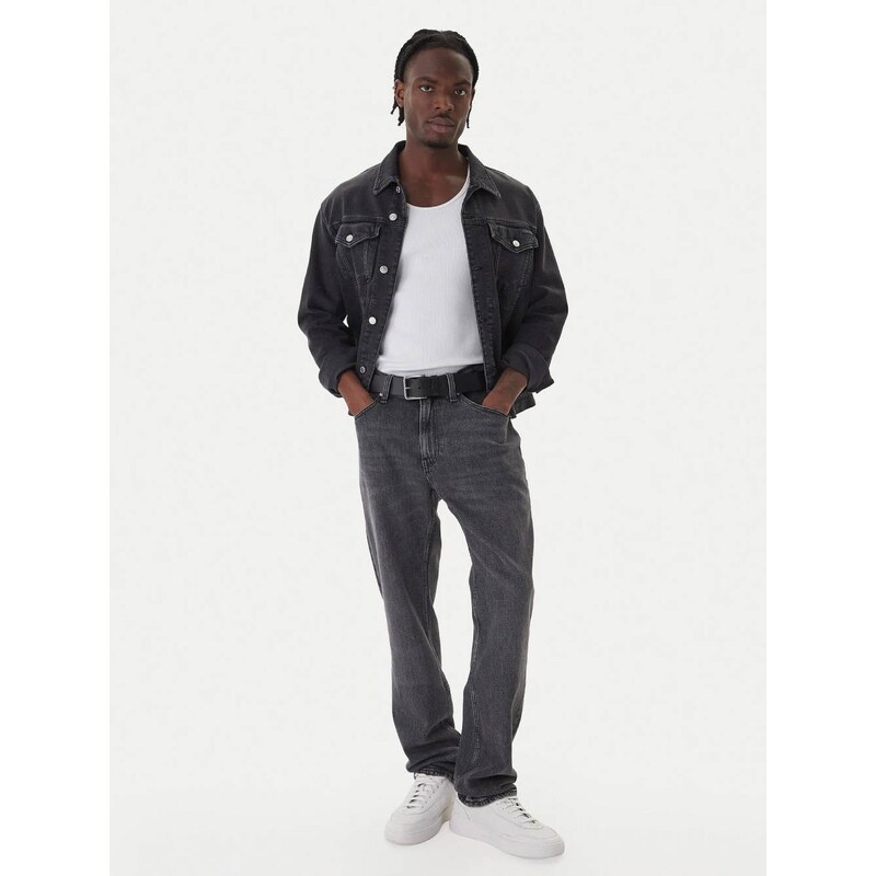 Tommy Jeans pánské černé džíny
