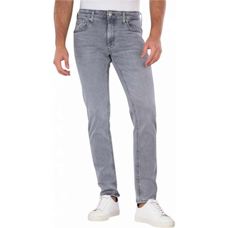 Tommy Jeans pánské šedé džíny