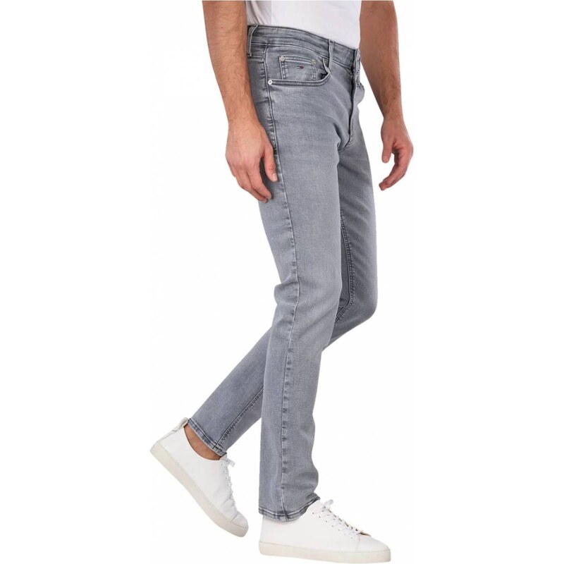 Tommy Jeans pánské šedé džíny