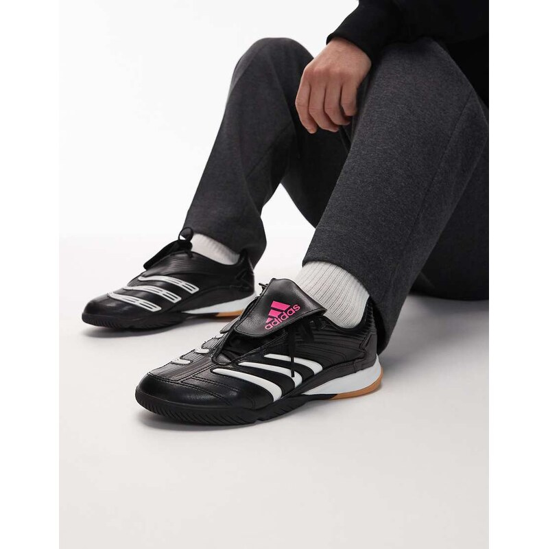 adidas Originals Predator Sala trainers in black and white 110311489