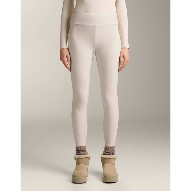 OYSHO Super-extra-warm seamless 70cm high-rise ankle-length leggings 110311725