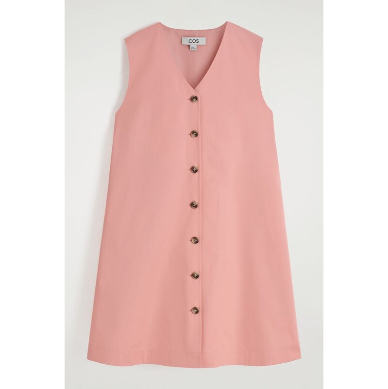 H&M - MINIŠATY Z PIMA BAVLNY NA KNOFLÍKY - růžová 108129380