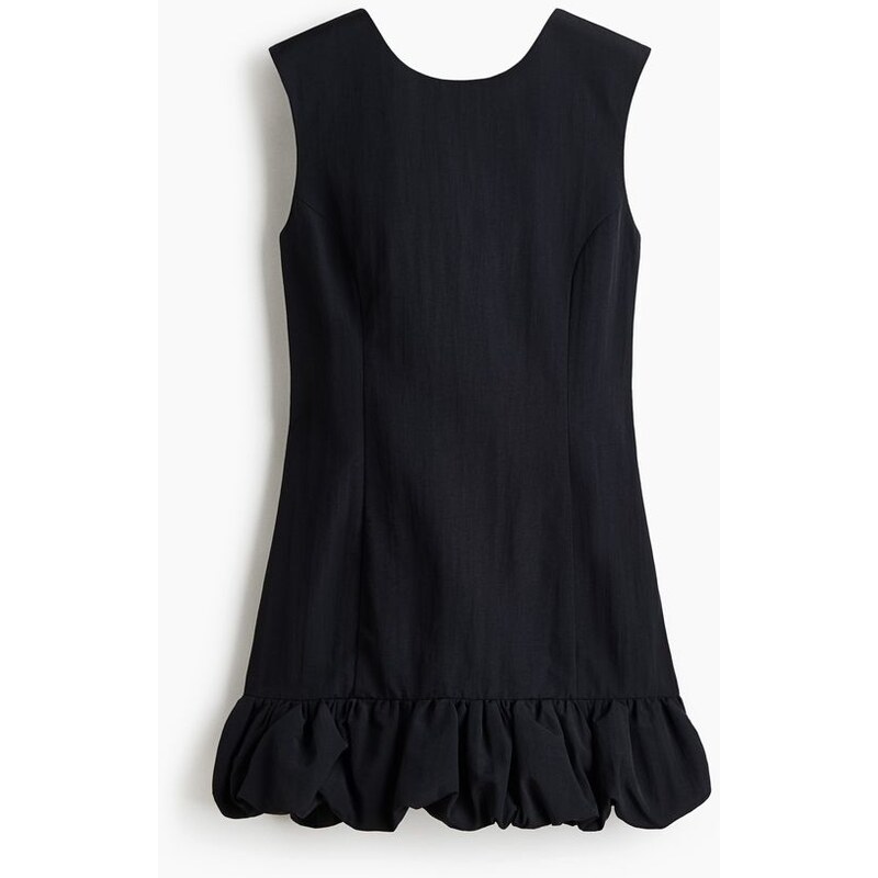 H&M - Šatys bublinovým lemem - Černá