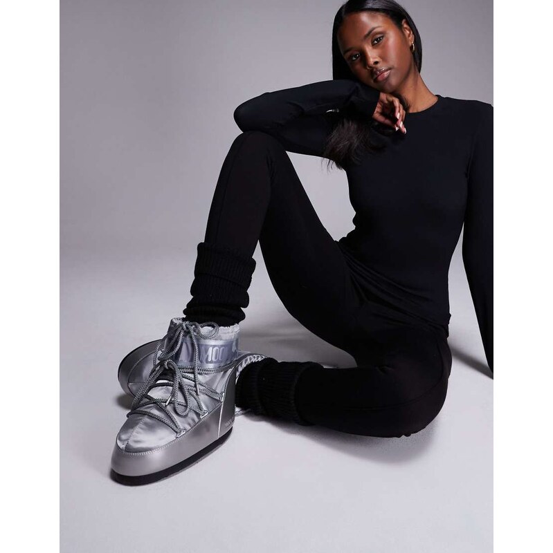 Moon Boot Moonboot Icon Glance In Silver
