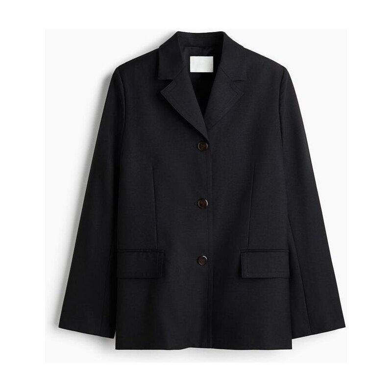 H&M - Sako z vlněné směsi - černá 109344965