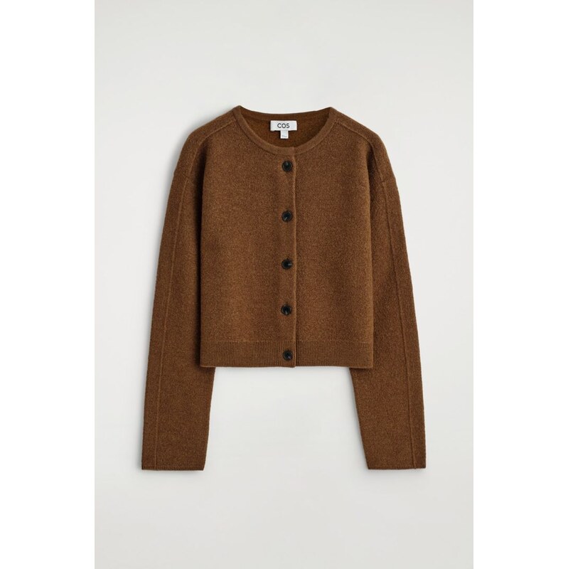 H&M - KARDIGAN Z VAŘENÉ VLNY - béžová 109668421