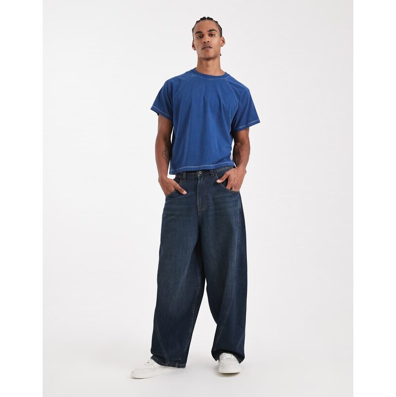 COLLUSION Circular Design Collection xl balloon jean in rinse