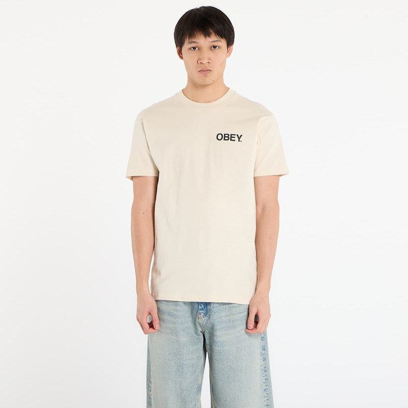 OBEY Clothing Tričko OBEY Doberman Classic T-Shirt Cream M