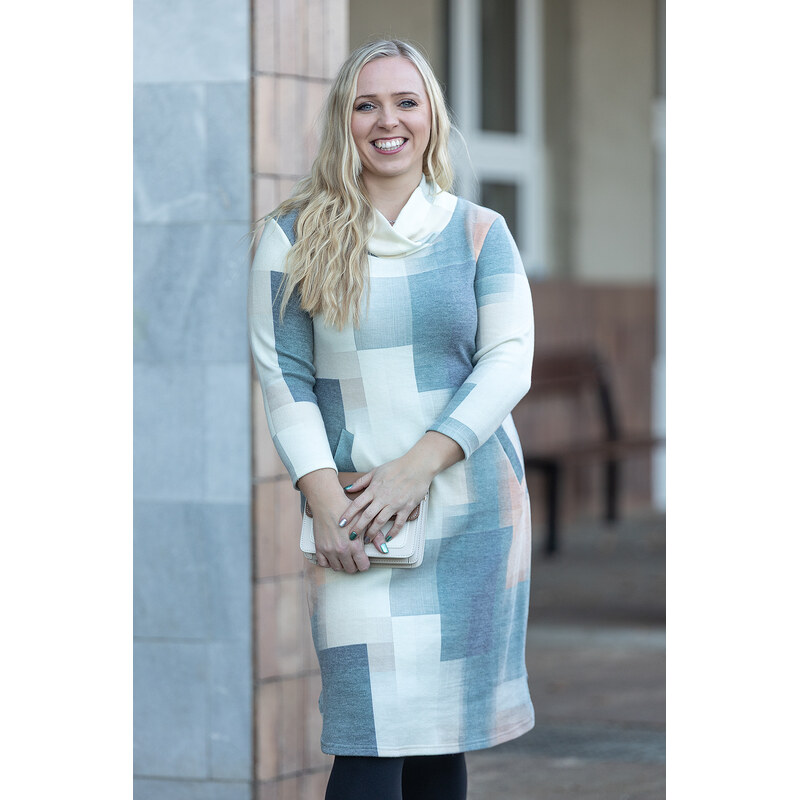 LARA Šaty MIRA Barva: Žlutá, Velikost: 46 109693533