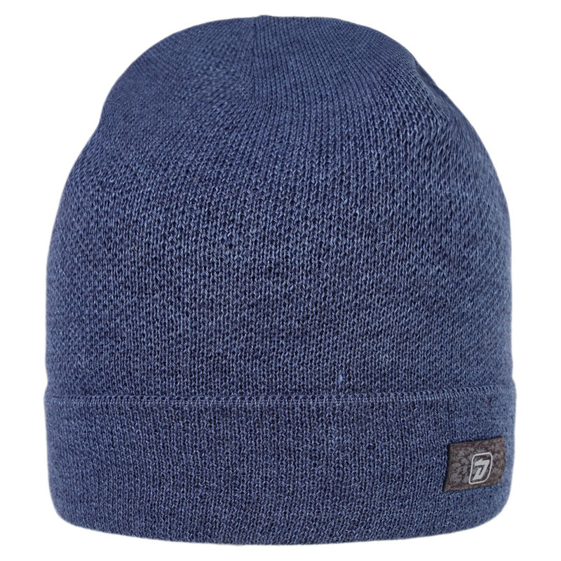 Merino pletená čepice Dráče - Urban 43, šedomodrá 117160791
