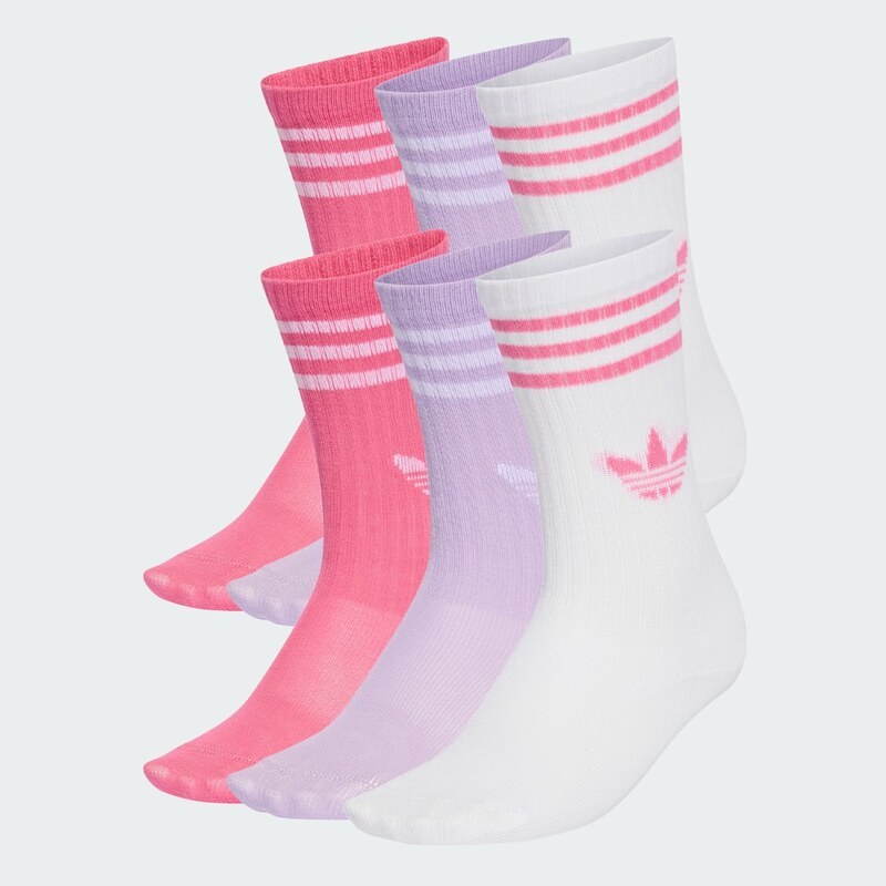 Adidas Ponožky 3-Stripes Crew Kids – 6 párů 108790507
